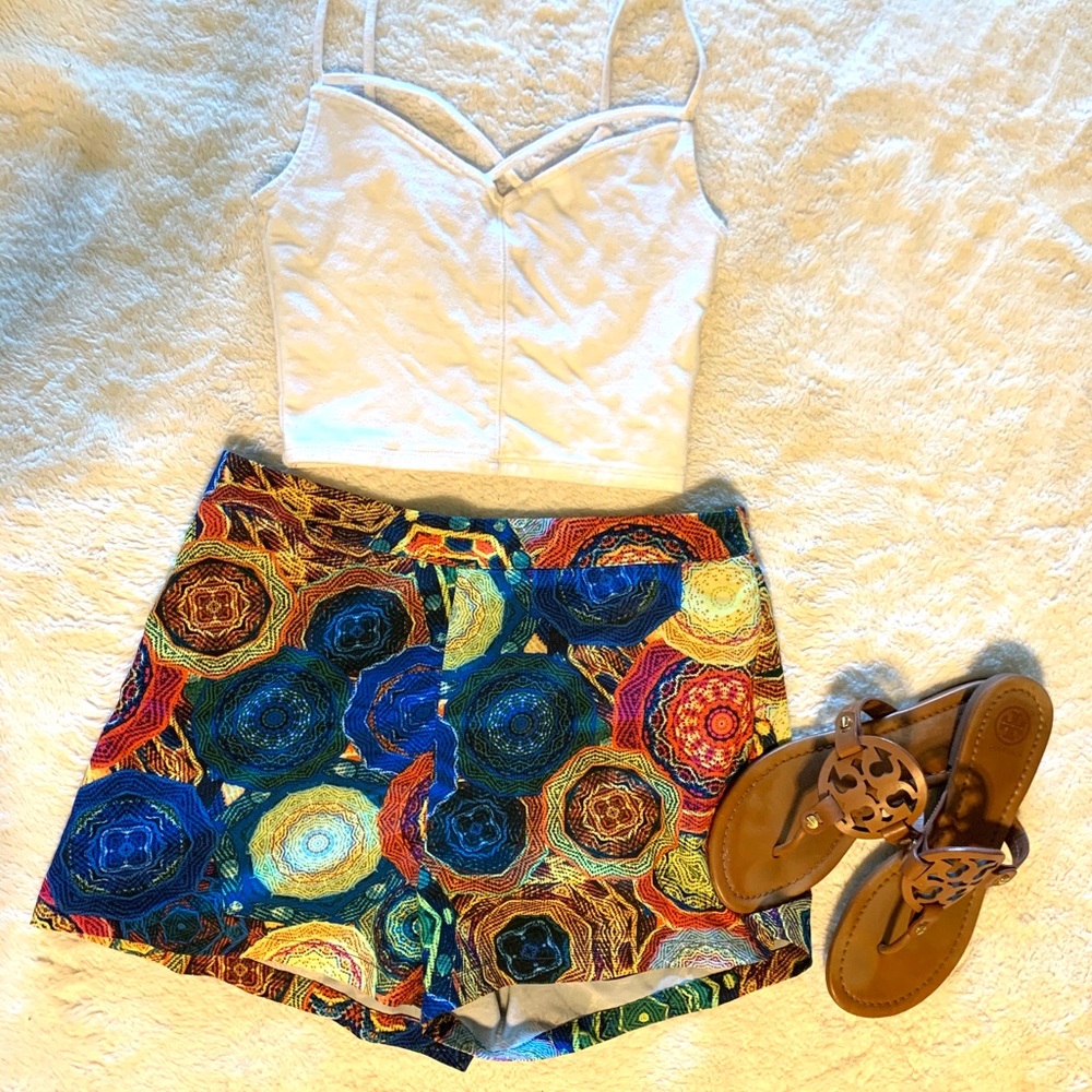 Tribal printed shorts